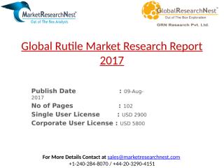 Global Rutile Market Research Report 2017.pptx