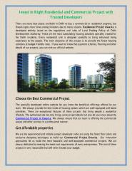 Invest in Right Residential and Commercial Project with Trusted Developers.pdf