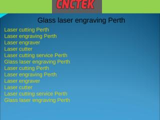 Laser cutting service Perth.ppt